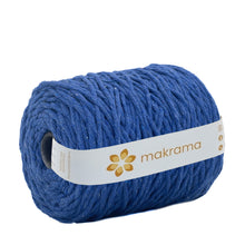 Cargar imagen en el visor de la galería, Hilaza Algodón 4mm Makrama 1kg Azul Cobalto