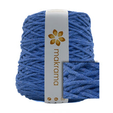 Cargar imagen en el visor de la galería, Hilaza Algodón 4mm Makrama 1kg Azul Cobalto