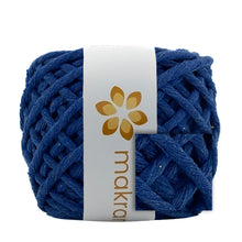 Cargar imagen en el visor de la galería, Hilaza Algodón Mini 4mm Makrama 150gr Azul Cobalto
