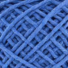 Cargar imagen en el visor de la galería, Hilaza Algodón 4mm Makrama 500gr Azul Cobalto