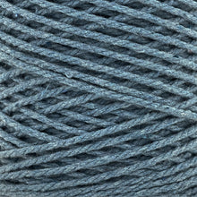 Cargar imagen en el visor de la galería, Cuerda Algodón 2mm Makrama 500gr Azul Grisáceo