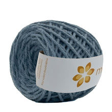 Cargar imagen en el visor de la galería, Cuerda Algodón Mini 2mm Makrama 150gr Azul Grisáceo