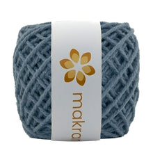 Cargar imagen en el visor de la galería, Cuerda Algodón Mini 2mm Makrama 150gr Azul Grisáceo