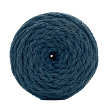 Cargar imagen en el visor de la galería, Cuerda Algodón 2mm Makrama 100m Azul Grisáceo