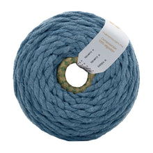 Cargar imagen en el visor de la galería, Hilaza Algodón 3mm Makrama 1kg Azul Grisáceo