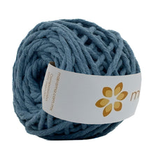 Cargar imagen en el visor de la galería, Hilaza Algodón Mini 3mm Makrama 150gr Azul Grisáceo