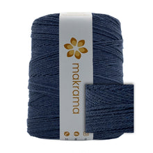 Cargar imagen en el visor de la galería, Cuerda Algodón 2mm Makrama 1kg Azul Marino