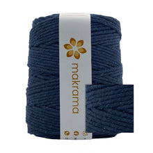 Cargar imagen en el visor de la galería, Hilaza Algodón 3mm Makrama 1kg Azul Marino
