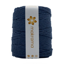 Cargar imagen en el visor de la galería, Hilaza Algodón 3mm Makrama 1kg Azul Marino