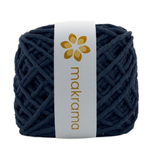 Cargar imagen en el visor de la galería, Hilaza Algodón 4mm Makrama 500gr Azul Marino