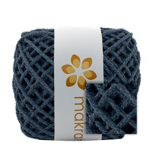 Cargar imagen en el visor de la galería, Cuerda Algodón Mini 2mm Makrama 150gr Azul Oxford