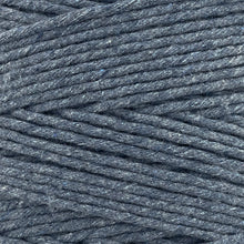 Cargar imagen en el visor de la galería, Hilaza Algodón 3mm Makrama 1kg Azul Oxford