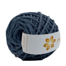 Cargar imagen en el visor de la galería, Hilaza Algodón Mini 3mm Makrama 150gr Azul Oxford