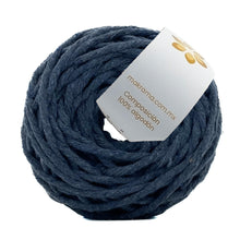 Cargar imagen en el visor de la galería, Hilaza Algodón Mini 3mm Makrama 150gr Azul Oxford