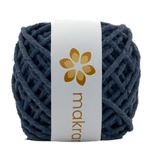 Cargar imagen en el visor de la galería, Hilaza Algodón Mini 3mm Makrama 150gr Azul Oxford