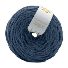 Cargar imagen en el visor de la galería, Hilaza Algodón 3mm Makrama 100m Azul Oxford