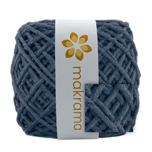 Cargar imagen en el visor de la galería, Hilaza Algodón 3mm Makrama 100m Azul Oxford
