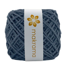Cargar imagen en el visor de la galería, Hilaza Algodón 3mm Makrama 100m Azul Oxford