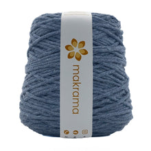 Cargar imagen en el visor de la galería, Hilaza Algodón 4mm Makrama 1kg Azul Oxford
