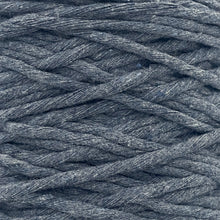 Cargar imagen en el visor de la galería, Hilaza Algodón 4mm Makrama 1kg Azul Oxford