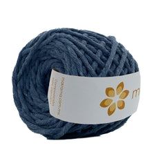 Cargar imagen en el visor de la galería, Hilaza Algodón Mini 4mm Makrama 150gr Azul Oxford