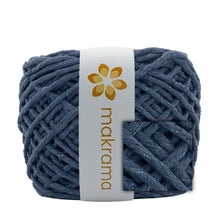 Cargar imagen en el visor de la galería, Hilaza Algodón 4mm Makrama 500gr Azul Oxford