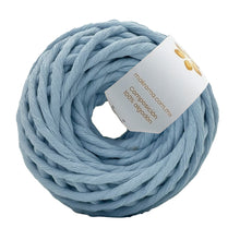 Cargar imagen en el visor de la galería, Hilaza Algodón Mini 4mm Makrama 150gr Azul Pastel