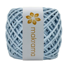 Cargar imagen en el visor de la galería, Hilaza Algodón 4mm Makrama 500gr Azul Pastel