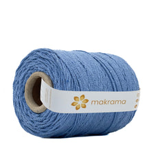 Cargar imagen en el visor de la galería, Cuerda Algodón 2mm Makrama 1kg Azul Plumbago