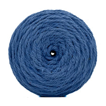 Cargar imagen en el visor de la galería, Cuerda Algodón 2mm Makrama 500gr Azul Plumbago