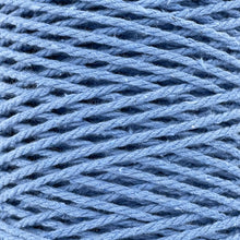 Cargar imagen en el visor de la galería, Cuerda Algodón 2mm Makrama 500gr Azul Plumbago