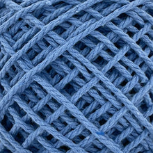 Cargar imagen en el visor de la galería, Cuerda Algodón Mini 2mm Makrama 150gr Azul Plumbago