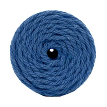 Cargar imagen en el visor de la galería, Cuerda Algodón 2mm Makrama 100m Azul Plumbago