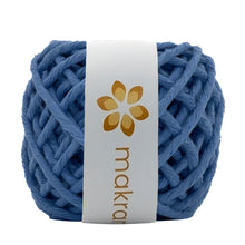 Cargar imagen en el visor de la galería, Hilaza Algodón Mini 3mm Makrama 150gr Azul Plumbago