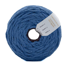 Cargar imagen en el visor de la galería, Hilaza Algodón 4mm Makrama 1kg Azul Plumbago