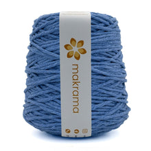 Cargar imagen en el visor de la galería, Hilaza Algodón 4mm Makrama 1kg Azul Plumbago