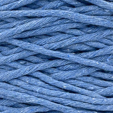 Cargar imagen en el visor de la galería, Hilaza Algodón 4mm Makrama 1kg Azul Plumbago
