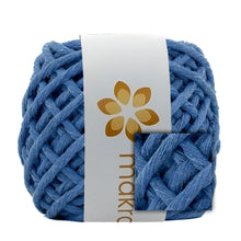 Cargar imagen en el visor de la galería, Hilaza Algodón Mini 4mm Makrama 150gr Azul Plumbago