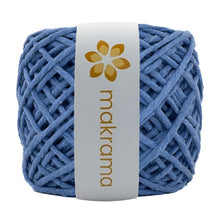 Cargar imagen en el visor de la galería, Hilaza Algodón 4mm Makrama 500gr Azul Plumbago