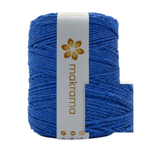 Cargar imagen en el visor de la galería, Cuerda Algodón 2mm Makrama 1kg Azul Rey