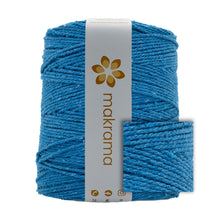 Cargar imagen en el visor de la galería, Cuerda Algodón 2mm Makrama 1kg Azul Turquesa