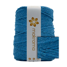Cargar imagen en el visor de la galería, Hilaza Algodón 3mm Makrama 1kg Azul Turquesa