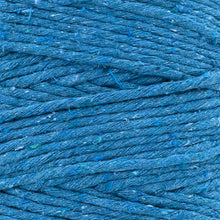 Cargar imagen en el visor de la galería, Hilaza Algodón 3mm Makrama 1kg Azul Turquesa