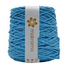 Cargar imagen en el visor de la galería, Hilaza Algodón 4mm Makrama 1kg Azul Turquesa