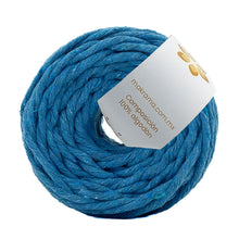 Cargar imagen en el visor de la galería, Hilaza Algodón Mini 4mm Makrama 150gr Azul Turquesa