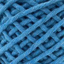 Cargar imagen en el visor de la galería, Hilaza Algodón Mini 4mm Makrama 150gr Azul Turquesa