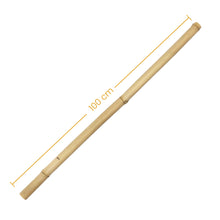 Cargar imagen en el visor de la galería, Bastón Bambú Natural Makrama 30 cm - 110 cm