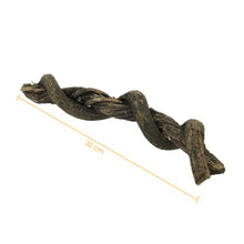 Cargar imagen en el visor de la galería, Bastón Madera Makrama 32cm - 36cm