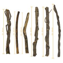 Cargar imagen en el visor de la galería, Bastón Madera Makrama 41cm - 52cm