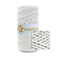 Cargar imagen en el visor de la galería, Cuerda Algodón 2mm Makrama 100m Blanco